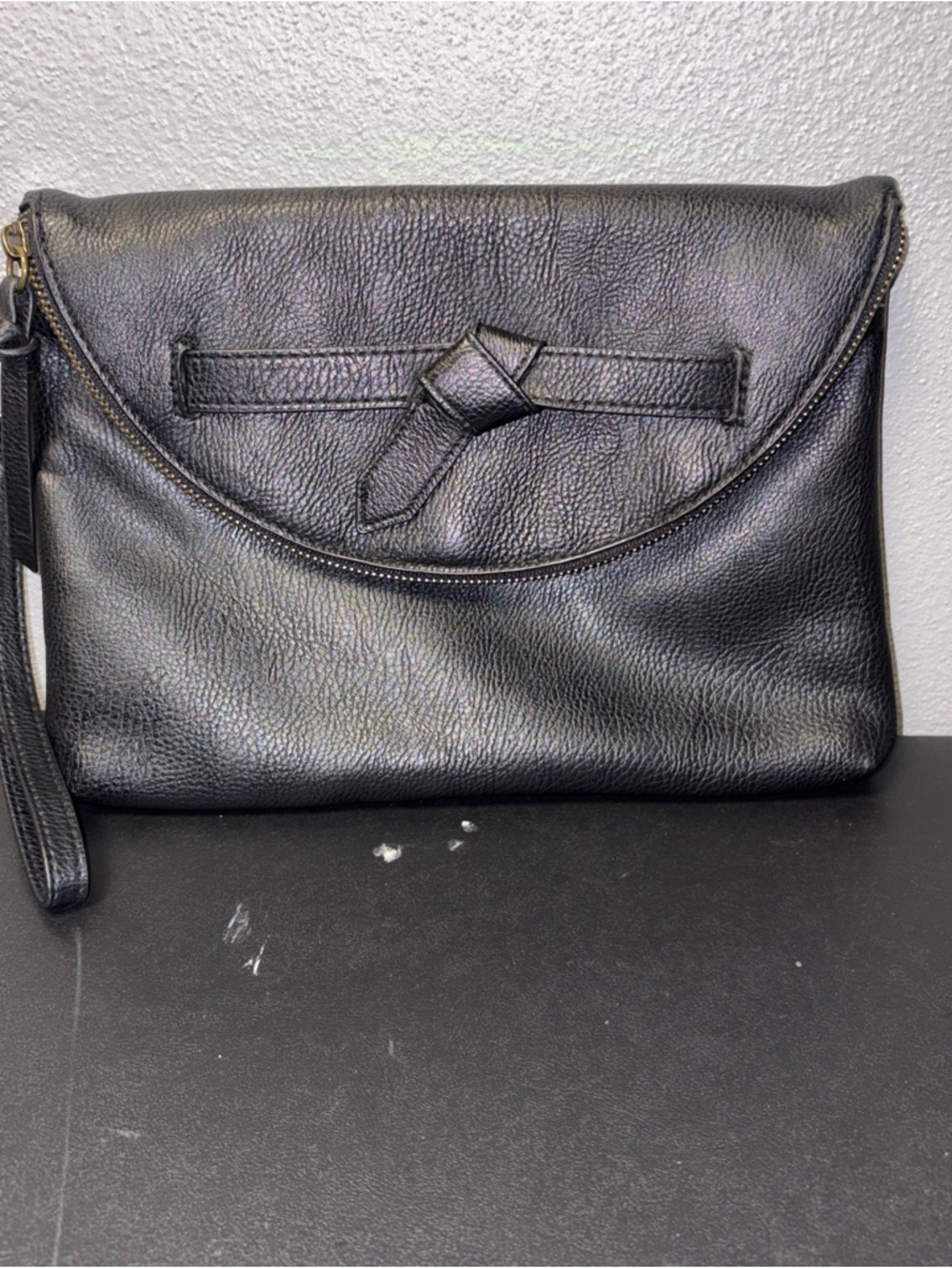 Universal Threads Large Black Clutch